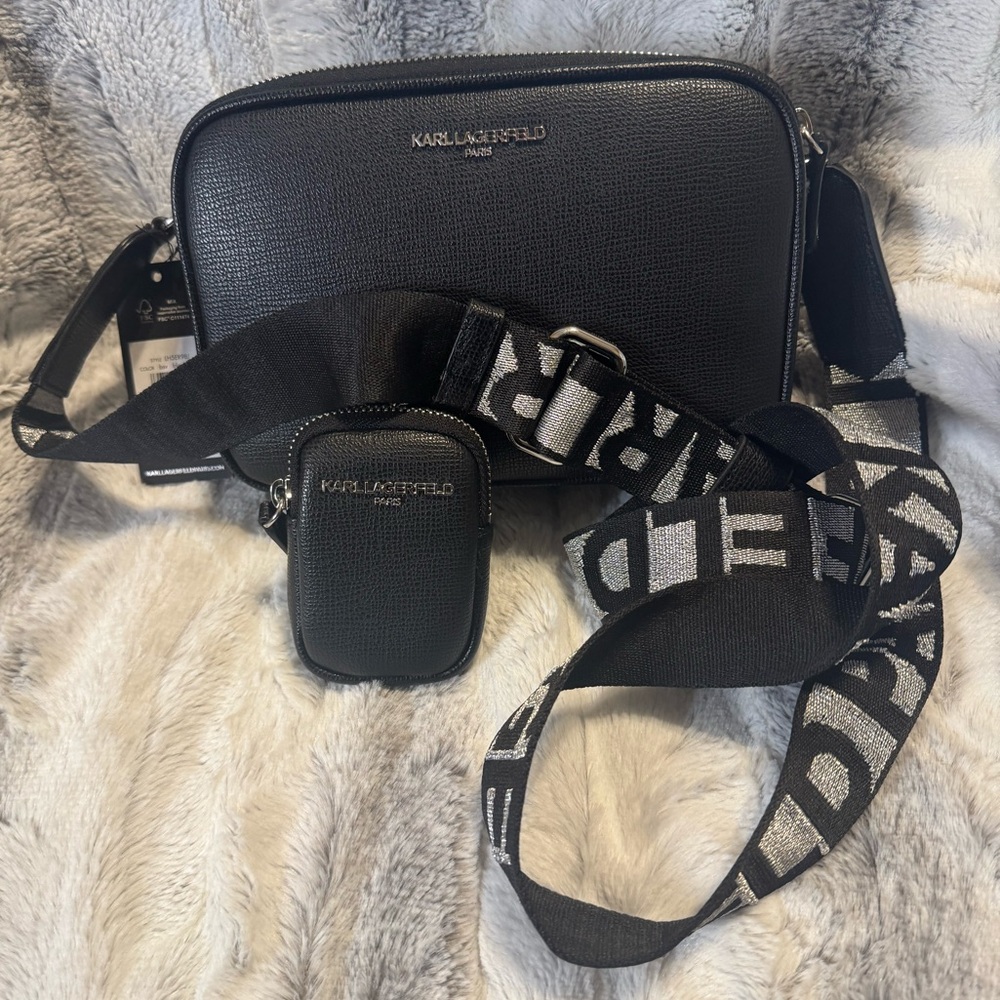 Karl Lagerfeld - Maybelle Dual Compartment Camera Bag w/Coin Pouch & Crossbody